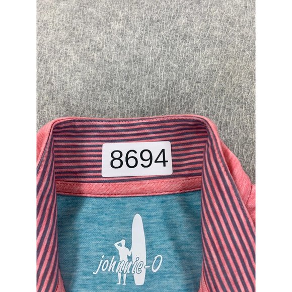 Johnnie-O 1/4 Zip‎ Long Sleeve Golf Pullover Shirt (Women's Small) Pink - Picture 5 of 13